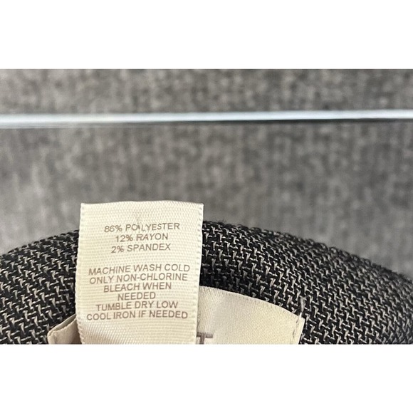 Ann Taylor LOFT Petites Curvy Dress Pants Womens Size 6P Stretch Brown Pockets - Picture 4 of 8